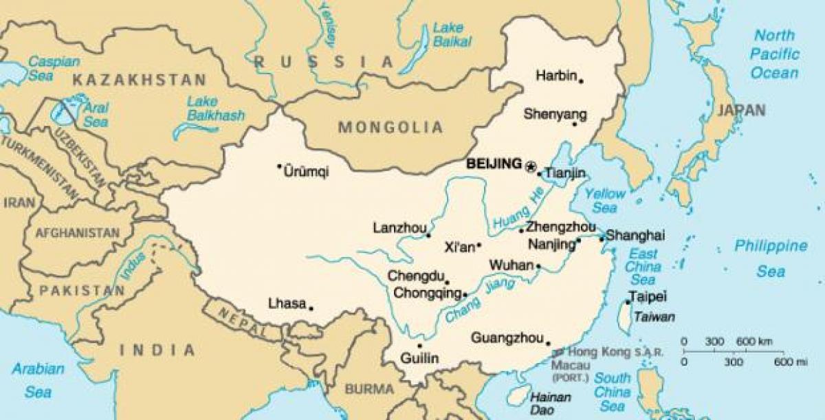 نقشه باستانی چین