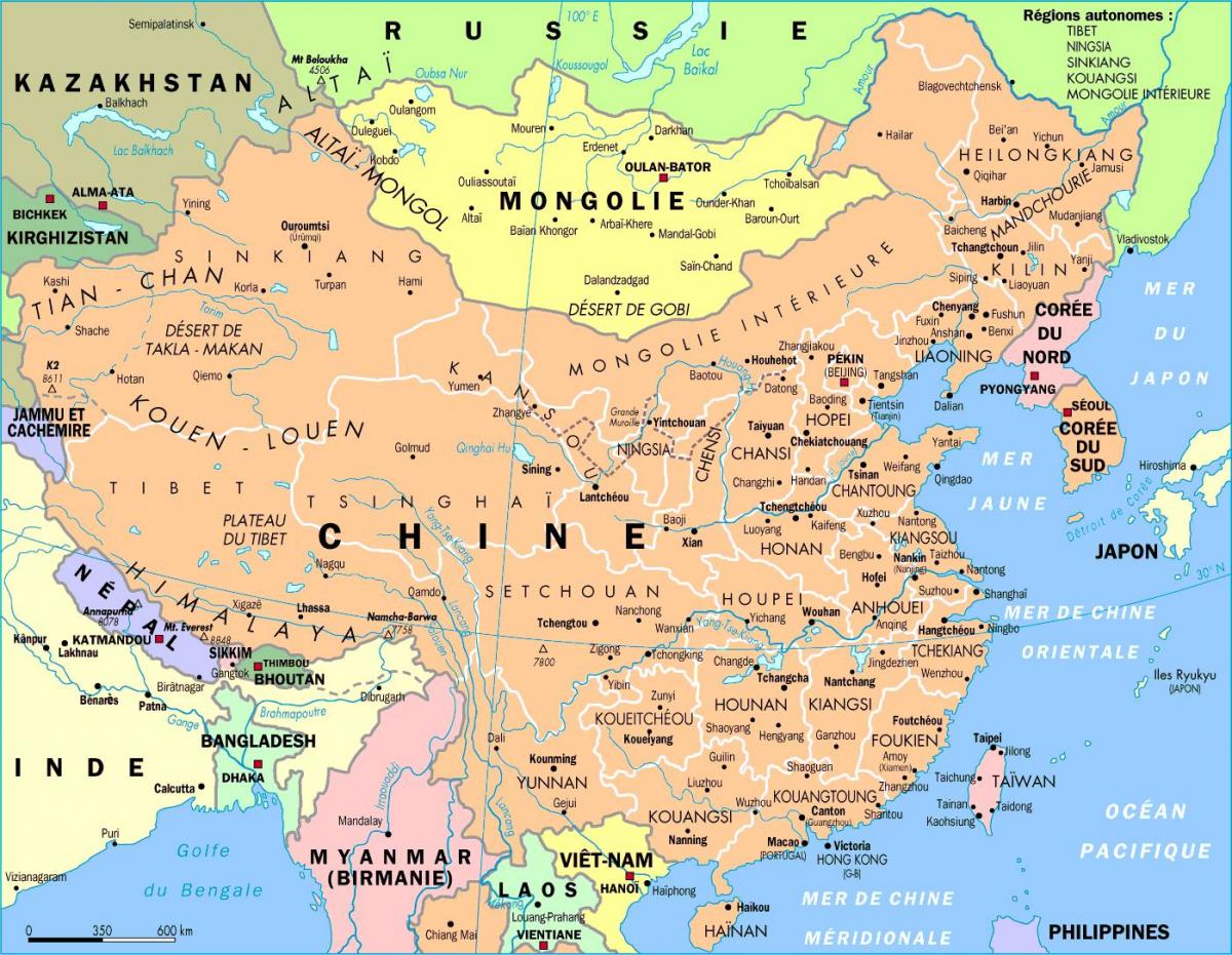 چین نقشه hd