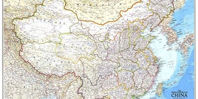نقشه جمهوری چین