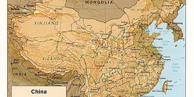 زمین نقشه چین