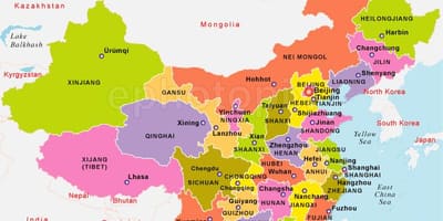 چین با نقشه متحده