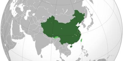 چین نقشه جهان